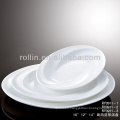 egg shaped modern porcelain soup plate